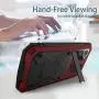 Simicoo Samsung Note 20 Ultra Metal Case with Screen Protector Military Rugged Heavy Duty Shockproof with Stand Camera Protector Full Cover case for Note 20 Ultra (Red)