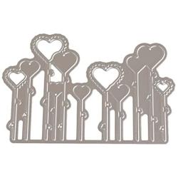 Punching Sheets New Flower Heart Metal Cutting Dies Stencils DIY Scrapbooking Album Paper Card Stamping Parts Kitchen Household Living Crafting Sewing Sewing Scrapbooking