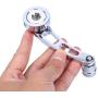Honhill 2Pcs Slivery Car Window Winder Glass Crank Handle Aluminium Knobs Metal Universal with Adapter