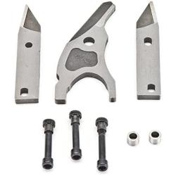 Genesis GAESB14 8 Piece Metal Shear 14 Gauge Swivel Head Blades & Bushings Replacement Set for Genesis GES40 Electric Shear