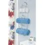 mDesign Wall Mount Metal Wire Towel Storage Shelf Organizer Rack Holder with 6 Compartments, Shelves for Bathroom Towels - Chrome mDesign Wall Mount Metal Wire Towel Storage Shelf Organizer Rack Holder with 6 Compartments, Shelves for Bathroom Towels - Chrome
