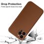 Phone Case Cover and Mag-Safe Leather Wallet Card Holder Magnetic (Brown, for iPhone 12 PRO)