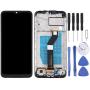 LIYONG Replacement Spare Parts LCD Screen and Digitizer Full Assembly with Frame for Motorola Moto G8 Power Lite Repair Parts (Color : Black)