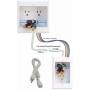 PowerBridge TWO-CK Dual Outlet Recessed In-Wall Cable Management System with PowerConnect for Wall-Mounted Flat Screen LED, LCD, and Plasma TV’s