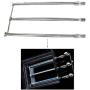 Uniflasy 7508 Grill Burner Tube for Weber Genesis Silver B/C Gold B/C Spirit 700 Spirit E-310, E-320 Side Control Weber 900 Grill Parts Stainless Steel Gas Grill Burner Tube Kit