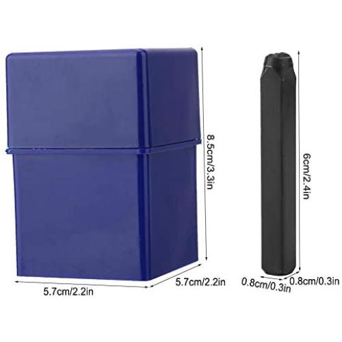 Number and Letter Stamp Set, 36 Piece 1/4 inch Letter Punch Kit Steel Metal Easy to Use Stamp Punch Tool with A Durable Storage Box for Imprinting Metal Wood Plastic and Leather