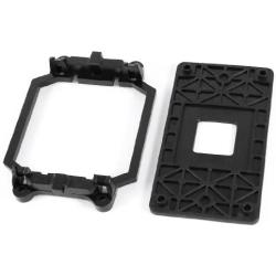 uxcell a13121900ux0265 a13121900ux0265 AMD Plastic CPU Fan Stand Bracket Base Black with Four Screws for AM2 AM3 Socket, Plastic