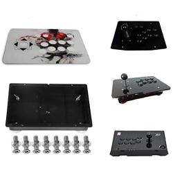 TAPDRA Acrylic Panel and Case Joystick DIY Set Kits Replacement for Arcade Game Machine Cabinet Controller DIY Kit