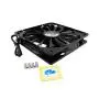 AAB Cooling Black Silent Fan 14 - Silent and Efficient 140mm Fan with 4 Anti-Vibration Pads, Computer Fan, Quiet Fan, 12V, Air Cooler Fan, PC Case Fan
