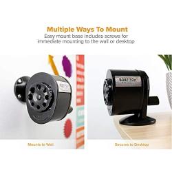 Bostitch Metal Antimicrobial Manual Pencil Sharpener, Black (MPS1-BLK)