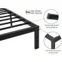 45MinST 14 Inch Platform Bed Frame/Easy Assembly Mattress Foundation / 3000lbs Heavy Duty Steel Slat/Noise Free/No Box Spring Needed, Queen 45MinST 14 Inch Platform Bed Frame/Easy Assembly Mattress Foundation / 3000lbs Heavy Duty Steel Slat/Noise Free/No Box Spring Needed, Queen