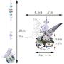 H&D Hyaline & Dora Sun Catcher Crystal Ball Prism Metal Butterfly Decor Pendant,Christmas Lights Part Accessories