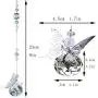 H&D Hyaline & Dora Sun Catcher Crystal Ball Prism Metal Butterfly Decor Pendant,Christmas Lights Part Accessories