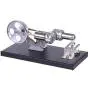 Yamix Stirling Engine Model, Hot Air Stirling Engine Assembly Kit with 4 LED Lights, Metal Cylinder and Base Yamix Stirling Engine Model, Hot Air Stirling Engine Assembly Kit with 4 LED Lights, Metal Cylinder and Base