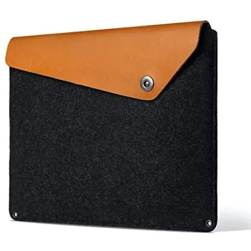 Mujjo Sleeve for New MacBook Pro 16-inch, 15'' MacBook Pro (4th Gen) | Anti-Peel Felt, Vegetable Tanned Leather Flap, Storage, Card Pocket (Tan) Mujjo Sleeve for New MacBook Pro 16-inch, 15'' MacBook Pro (4th Gen) | Anti-Peel Felt, Vegetable Tanned Leather Flap, Storage, Card Pocket (Tan)