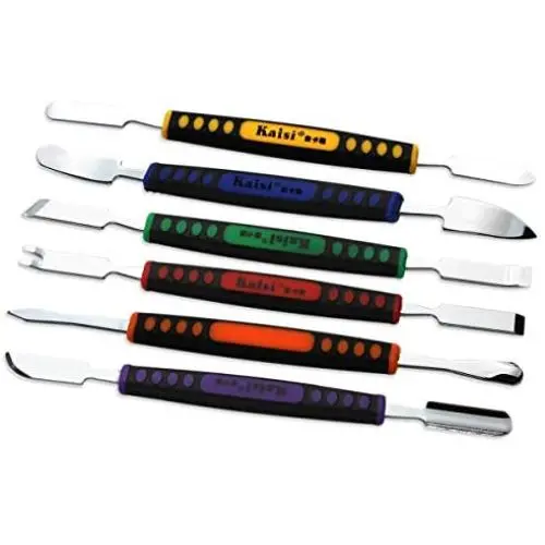 【The Best Deal】OriGlam 6pcs Dual Ends Metal Spudger Set, Professional Pry Opening Spudger, Prying Opening Repair Tool Kit for iPhone iPad iPod Mobile Phone Tablet Laptop Mp3 Watch 【The Best Deal】OriGlam 6pcs Dual Ends Metal Spudger Set, Professional Pry Opening Spudger, Prying Opening Repair Tool Kit for iPhone iPad iPod Mobile Phone Tablet Laptop Mp3 Watch