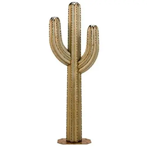 Desert Steel Saguaro Cactus Torch - (Large - 25”W x 78”H x 9”D) - Outdoor Metal Yard Art & Lawn Decoration Desert Steel Saguaro Cactus Torch - (Large - 25”W x 78”H x 9”D) - Outdoor Metal Yard Art & Lawn Decoration