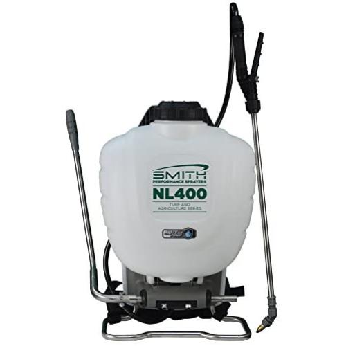 Smith Performance Sprayers NL400 4-Gallon No Leak Backpack Sprayer for Landscapers Applying Weed Killers and Fertilizers