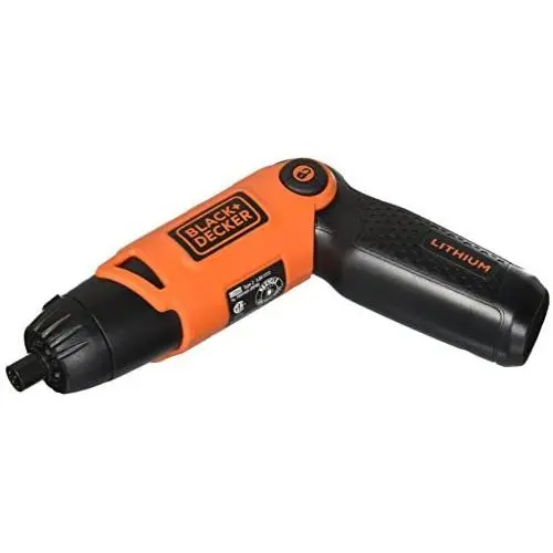 BLACK+DECKER Cordless Screwdriver with Pivoting Handle, 3.6V (Li2000) BLACK+DECKER Cordless Screwdriver with Pivoting Handle, 3.6V (Li2000)
