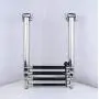 Just marine Telescoping 4 Step Boat Ladder Stainless Steel Folding Swim Drop Ladder for Pontoon Boat Just marine Telescoping 4 Step Boat Ladder Stainless Steel Folding Swim Drop Ladder for Pontoon Boat