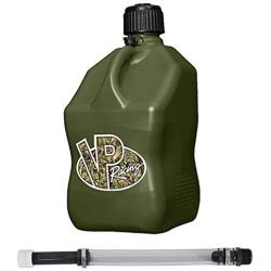 VP Racing Fuels 5 Gallon Square Motorsport Utility Container Camo with Deluxe Filler Hose