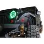 JROAD Compatible with Jeep Wrangler Inner Fender, Front Fender Liners, Aluminum,with 4 LED Lights for 2007-2018 Wrangler Accessories JK JKU Sport Sahara Rubicon 2/4 Doors