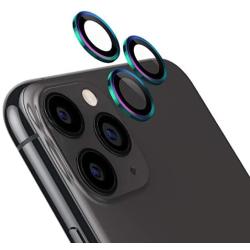 ETESTAR iPhone 11 Pro Max Camera Lens Protector, Metal Lens Cover Glass Ring Coverage Dust Proof Anti-Scratch Case Friendly for iPhone 11 6.1 / 11 Pro 5.8/ 11 Pro Max 6.5'' [Set of 3] - Faded Color