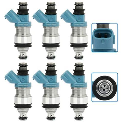 ROADFAR Fuel Injector Parts, 4 Holes Engine Fuel Injector Kits Fit for 1994-2001 Lexus ES300 1995-1999 Toyota Avalon 1994-01 Toyota Camry 98-00 Toyota Sienna 99-03 Toyota Solara 23250-20010,Pack of 6