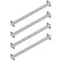 ZYCST 4PCS Metal Dog Bone Drive Shafts for WLtoys A959 A969 A979 K929 1:18 RC Car Upgrade Accessory Parts (Silver)