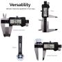 Neiko 01407A Electronic Digital Caliper Stainless Steel Body with Large LCD Screen | 0 - 6 Inches | Inch/Fractions/Millimeter Conversion,Silver/Black
