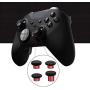 Metal Plating Thumbsticks, 2 D-Pads Kits, 4 Paddles Hair Trigger Buttons (Mini & Medium) Replacement for Elite Series 2 Controller - (Plating Red)