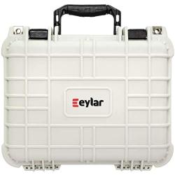 Eylar Protective Hard Camera Case Water & Shock Proof w/Foam TSA Approved 13.37 Inch 11.62 Inch 6 Inch Polar White