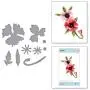 Spellbinders Oriental Poppy by Susan Tierney-Cockburn Thin Metal Etched Die Set