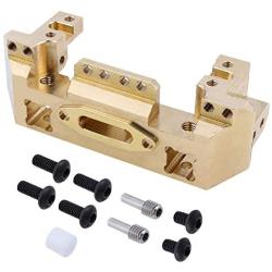 Hobbypark Heavy Duty TRX4 Brass Front Bumper w/Servo Mount for Traxxas TRX-4 1/10 RC Crawler Car Upgrade Parts