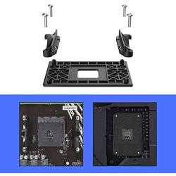 2X AMD CPU Fan Cooler Heatsink Radiator Mount Bracket Plate Sockets for M4 Motherboard Chipset B350 X370 A320 X470