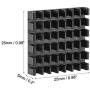 uxcell Electronic Radiators Heatsink for MOS GPU IC Chip Black 25 x 25 x 5 mm 10pcs