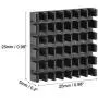 uxcell Electronic Radiators Heatsink for MOS GPU IC Chip Black 25 x 25 x 5 mm 10pcs