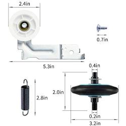 Updated Dryer Repair Kit for Samsung Drum Roller DC97-16782A,Dryer Belt 6602-001655, Idler Pulley DC93-00634A, Replacement AP5325135 AP4373659 AP6038887 PS4221885 PS4133825