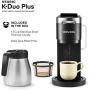 Keurig K-Duo Plus Coffee Maker, Single Serve and 12-Cup Carafe Drip Coffee Brewer, Compatible with K-Cup Pods and Ground Coffee, Black