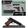 GoatGuns Miniature 1911 Model Black | 1:2.5 Scale Die Cast Metal Build Kit