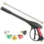 Sooprinse High Pressure Washer Gun Power Spray Gun 4000psi with 19 inch Extension Replacement Wand Lance,5 Quick Connect Nozzles for Honda Excell Troybilt, Generac, Simpson, Briggs Stratton Sooprinse High Pressure Washer Gun Power Spray Gun 4000psi with 19 inch Extension Replacement Wand Lance,5 Quick Connect Nozzles for Honda Excell Troybilt, Generac, Simpson, Briggs Stratton