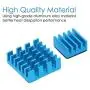 30 Pcs Raspberry Pi 4 Heatsink, MazerPi Raspberry Pi Heatsink Set Aluminum Heatsink with 3M 8810 Thermal Pad Copper Heatsink for Raspberry Pi 4 Model B/ 3B+/ 3B/ 2B