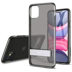 ESR Metal Kickstand Designed for iPhone 11 Case, [Vertical and Horizontal Stand] [Reinforced Drop Protection] Flexible TPU Soft Back for iPhone 11 (2019 Release), Transparent Black