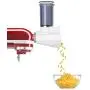 Slicer/Shredder Attachment for KitchenAid Stand Mixers,Cheese Grater Attachment Vegetable Slicer Attachment for KitchenAid,Salad Maker(White) Slicer/Shredder Attachment for KitchenAid Stand Mixers,Cheese Grater Attachment Vegetable Slicer Attachment for KitchenAid,Salad Maker(White)