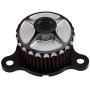 WOOSTAR Motorcycle Air Filter Made of CNC Metal Replacement for Harley Davidson Sportster XL883 XL1200 2004-2014 Air Cleaner