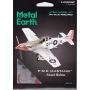 Fascinations Metal Earth P-51D Mustang Sweet Arlene 3D Metal Model Kit Fascinations Metal Earth P-51D Mustang Sweet Arlene 3D Metal Model Kit