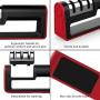 Upgraded Kitchen Knife Sharpener, Ulwae 3-Stage Chef Knife Sharpener to Restore Non-Serrated Knife Blades Quickly, Safely, and Easy to Use for Kitchen, Camping & Hiking
