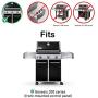 QuliMetal 7621 17.5 Inches Flavor Bars for Weber Genesis 300 310 E310 E320 E330 S310 S320 S330 Grills with Front Controls, Set of 5 Porcelain Steel Heat Plates for Weber Genesis Grill Parts 7620