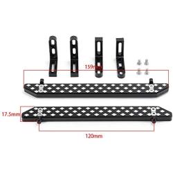 RCLIONS 1Pair Metal Pedal Side Board for TRX4 Bronco Upgrade Parts 1/10 RC Crawler Car(C Model)