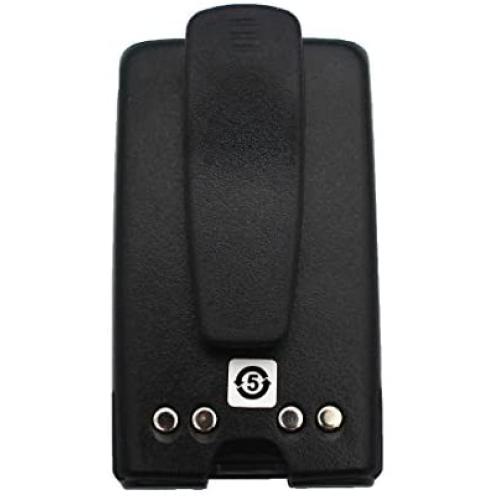 GoodQbuy 1800mAh 7.2V Ni-MH Replacement Two-Way Radio Battery is Compatible with Motorola Mag One BPR40 A8 PMNN4071 PMNN4071A PMNN4071AR + Belt Clip